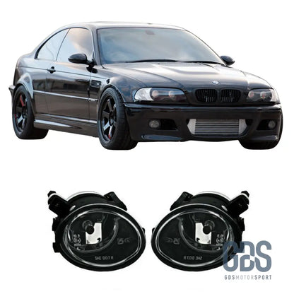 Paire phares antibrouillard BMW E46 Pack M2 / M3 - PHARES FEUX - GDS Motorsport