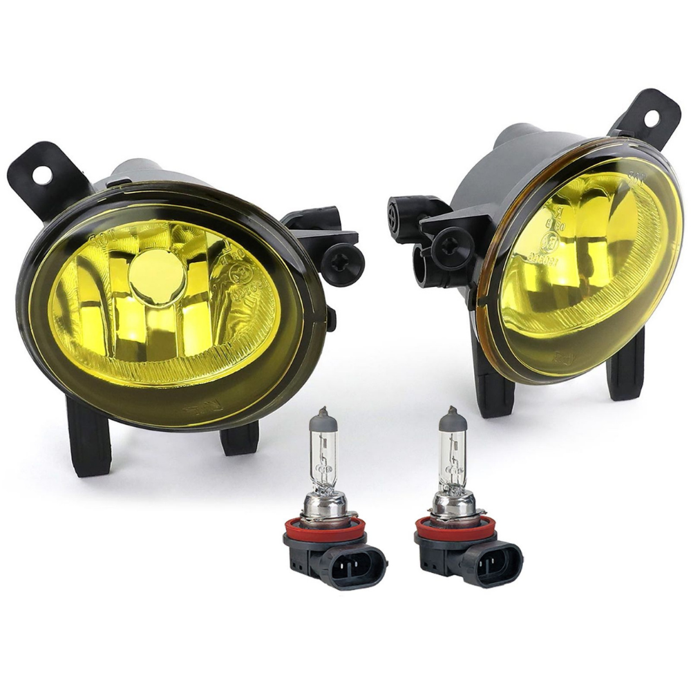 Feux Antibrouillard Transparent, Noir Fumé ou Jaune Rétro pour BMW Série 2 F22 F23 Pare-Choc Standard