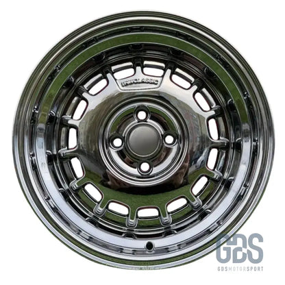 4 jantes classic steel type 2 black chrome bmw r15’’ x 8’’ et20 - jantes et pneus