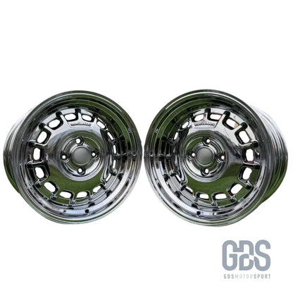 4 jantes classic steel type 2 black chrome bmw r15’’ x 8’’ et20 - jantes et pneus