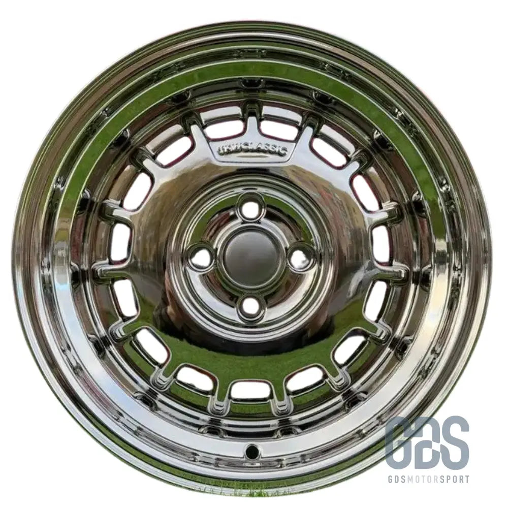 4 jantes classic steel type 2 chrome bmw r15’’ x 8’’ et20 - jantes et pneus