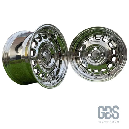4 jantes classic steel type 2 chrome bmw r15’’ x 8’’ et20 - jantes et pneus