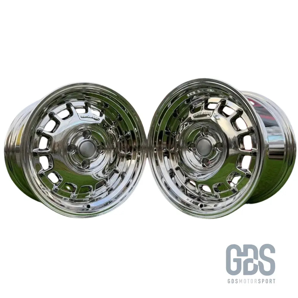 4 jantes classic steel type 2 chrome bmw r15’’ x 8’’ et20 - jantes et pneus