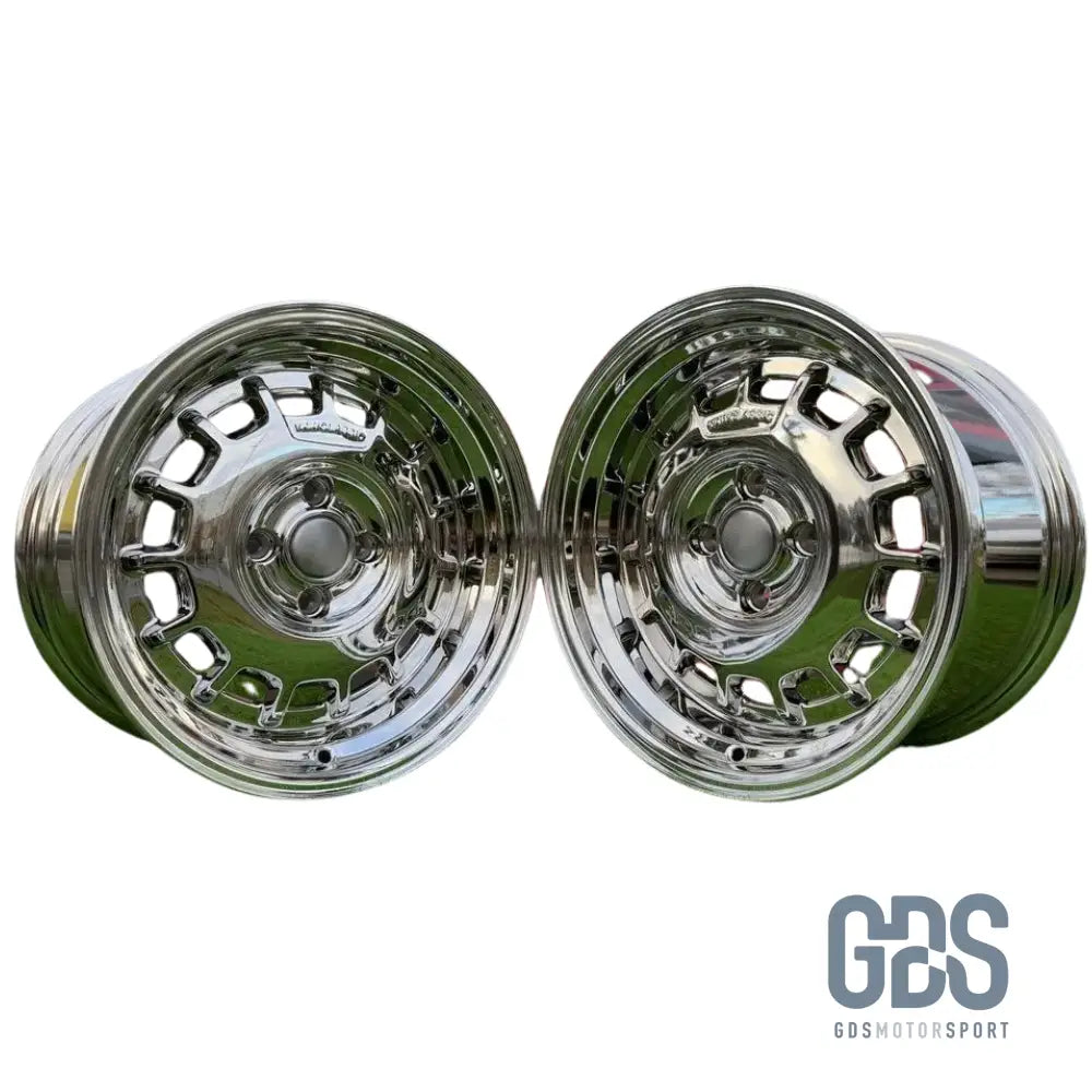 4 jantes Classic Steel Type 2 Chrome BMW R15’’ X 8’’ ET20 - Jantes et pneus - GDS Motorsport