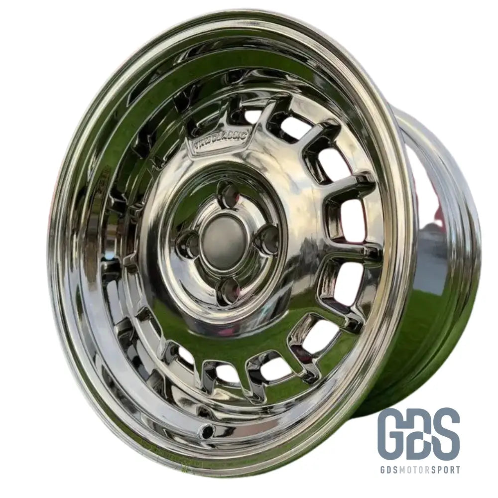 4 jantes Classic Steel Type 2 Chrome BMW R15’’ X 8’’ ET20 - Jantes et pneus - GDS Motorsport