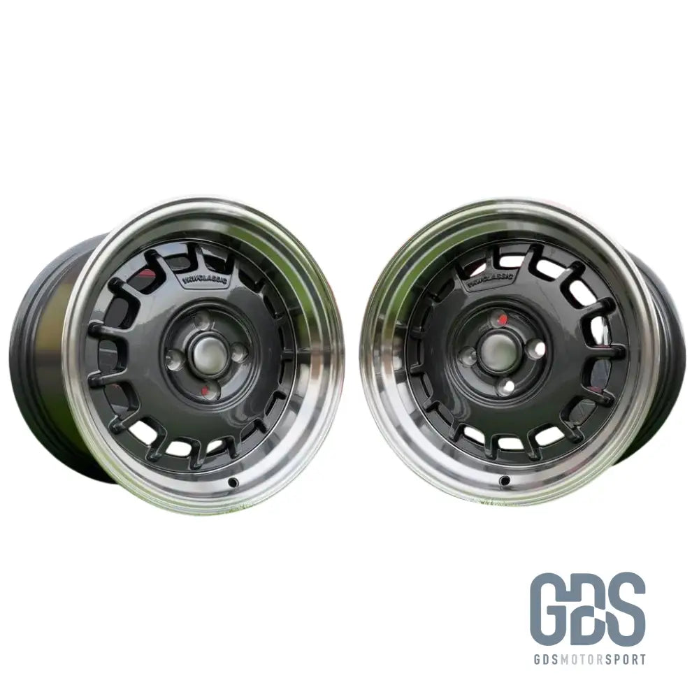4 jantes Classic Steel Type 2 Gris métallique BMW R15’’ X 8’’ ET20 - Jantes et pneus - GDS Motorsport