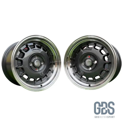 4 jantes Classic Steel Type 2 Gris métallique BMW R15’’ X 8’’ ET20 - Jantes et pneus - GDS Motorsport