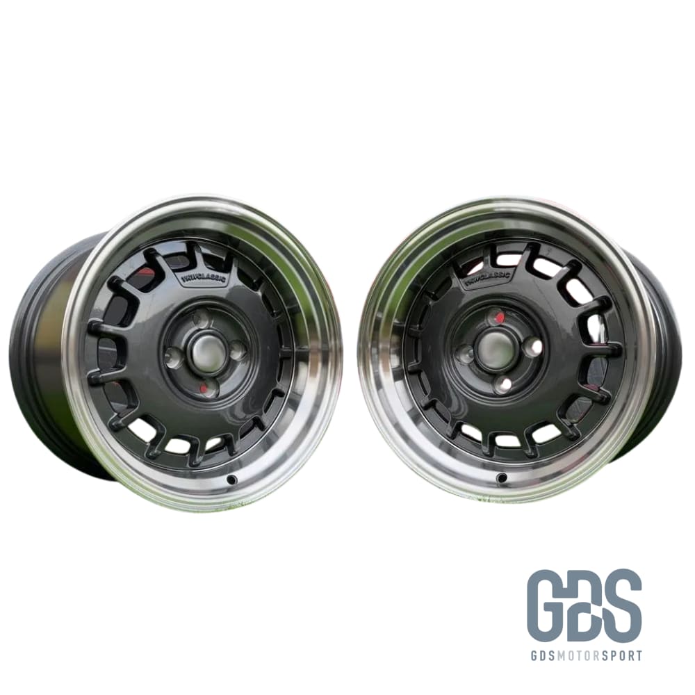4 jantes Classic Steel Type 2 Gris métallique BMW R15’’ X 8’’ ET20 - Jantes et pneus - GDS Motorsport