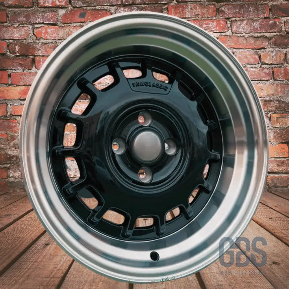 4 jantes classic steel type 2 noir bmw r15’’ x 8’’ et20 - jantes et pneus