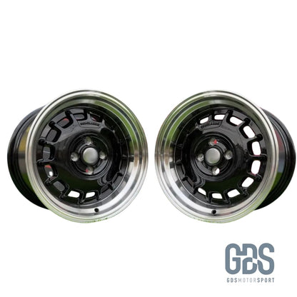 4 jantes Classic Steel Type 2 Noir BMW R15’’ X 8’’ ET20 - Jantes et pneus - GDS Motorsport