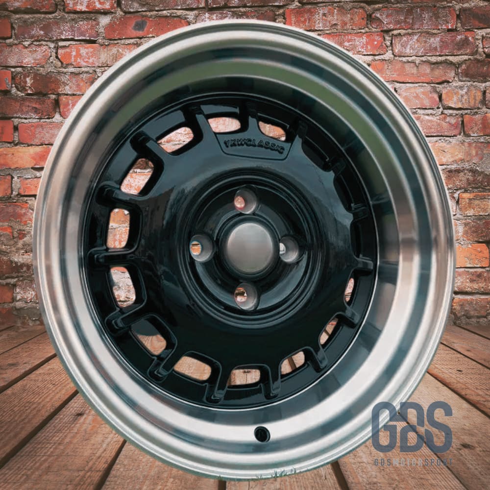4 jantes Classic Steel Type 2 Noir BMW R15’’ X 8’’ ET20 - Jantes et pneus - GDS Motorsport