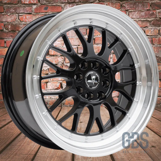 4 jantes look bbs lm centre noir bmw r17’’ x 7.5’’ et38 - jantes et pneus