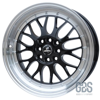 4 jantes look bbs lm centre noir bmw r17’’ x 7.5’’ et38 - jantes et pneus