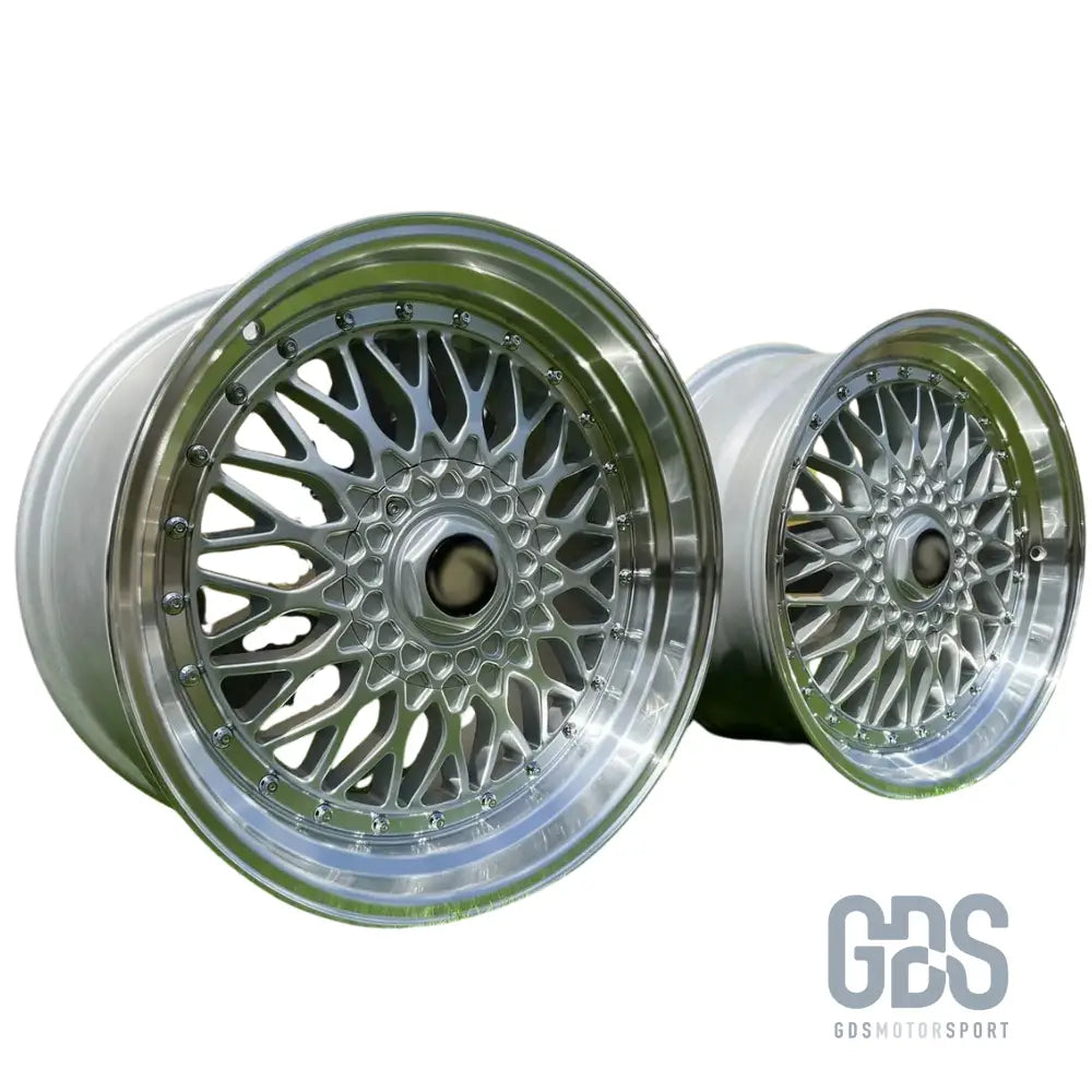 4 jantes look bbs rs bmw r17’’ x 7.5’’ et35 8.5 - jantes et pneus