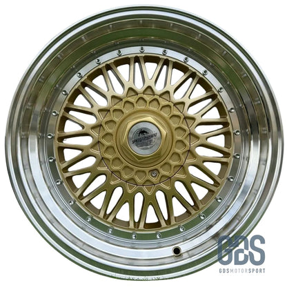 4 jantes Look BBS RS (Forzza) Gold BMW R16’’ X 8’’ ET20 - Jantes et pneus - GDS Motorsport