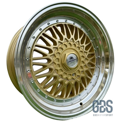 4 jantes Look BBS RS (Forzza) Gold BMW R16’’ X 8’’ ET20 - Jantes et pneus - GDS Motorsport