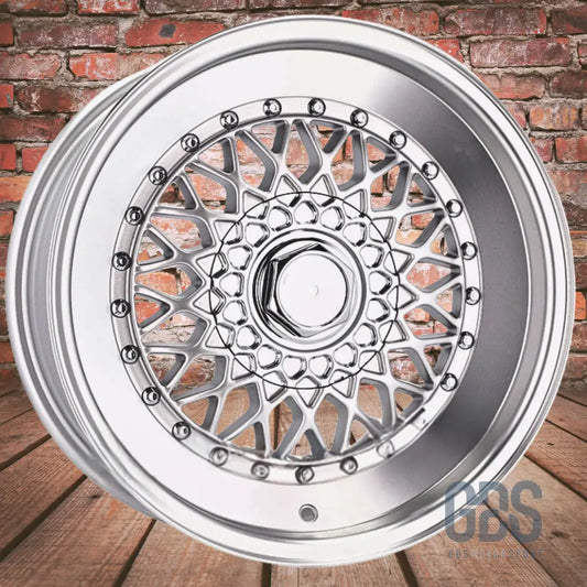 4 jantes look bbs rs old school bmw r17’’ x 7.5’’ et35 8.5 - jantes et pneus