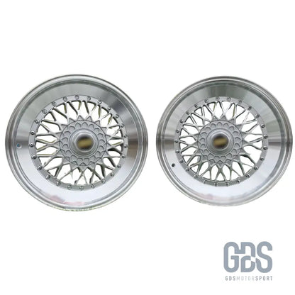 4 jantes look bbs rs old school bmw r17’’ x 7.5’’ et35 8.5 - jantes et pneus