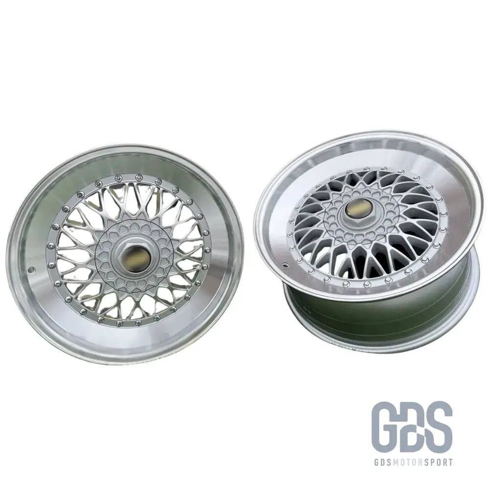 4 jantes look bbs rs old school bmw r17’’ x 7.5’’ et35 8.5 - jantes et pneus