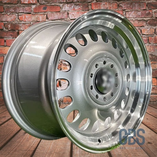 4 jantes Look Classic Steel BMW R15’’ X 8’’ ET25 - Jantes et pneus - GDS Motorsport