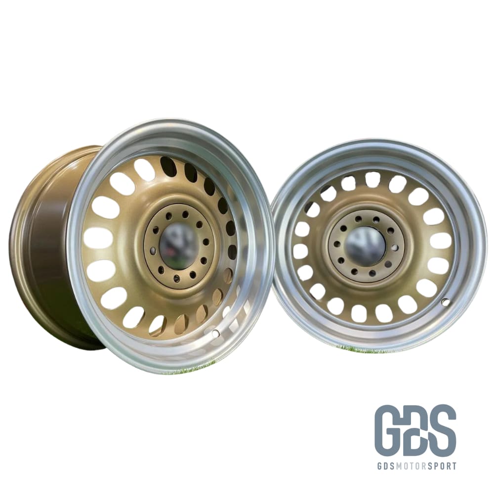 4 jantes Look Classic Steel Bronze Matt BMW R15’’ X 8’’ ET25 - Jantes et pneus - GDS Motorsport