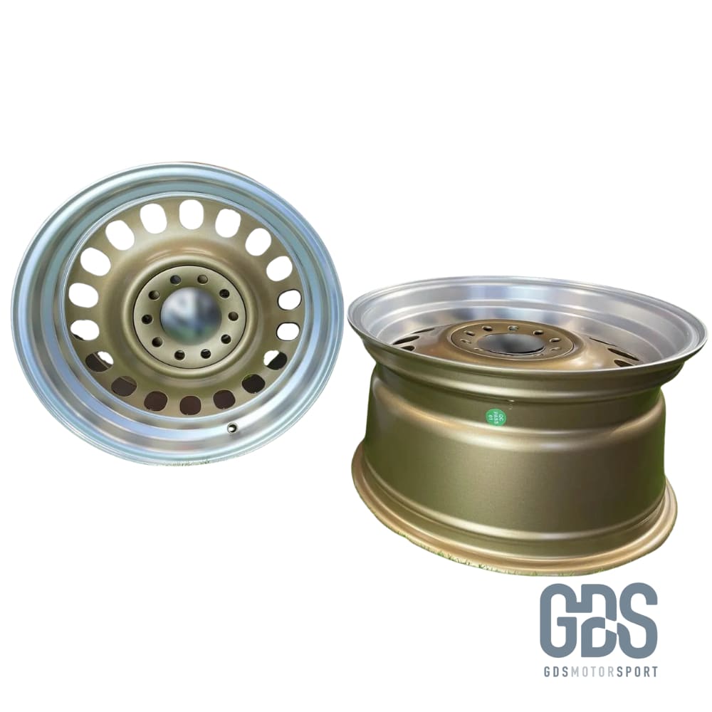 4 jantes Look Classic Steel Bronze Matt BMW R15’’ X 8’’ ET25 - Jantes et pneus - GDS Motorsport