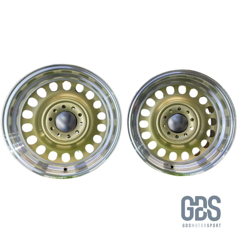 4 jantes Look Classic Steel Gold BMW R15’’ X 8’’ ET25 - Jantes et pneus - GDS Motorsport