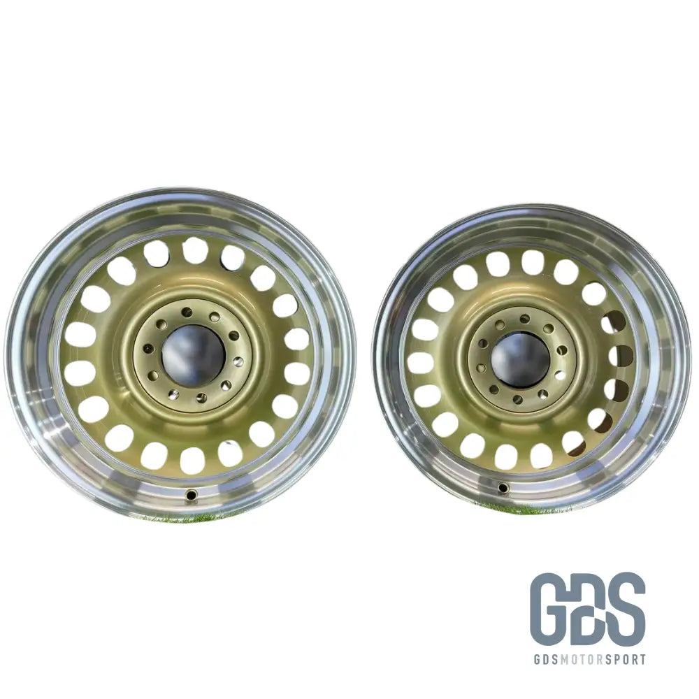 4 jantes Look Classic Steel Gold BMW R15’’ X 8’’ ET25 - Jantes et pneus - GDS Motorsport
