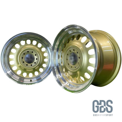 4 jantes Look Classic Steel Gold BMW R15’’ X 8’’ ET25 - Jantes et pneus - GDS Motorsport