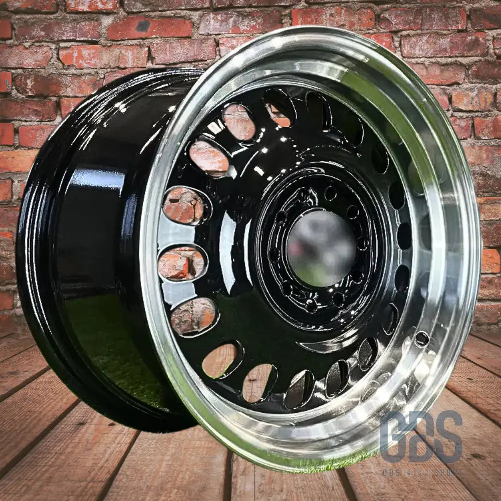 4 jantes look classic steel noir bmw r15’’ x 8’’ et25 - jantes et pneus