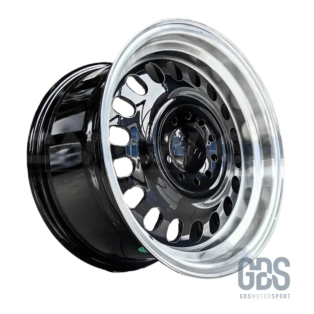 4 jantes look classic steel noir bmw r15’’ x 8’’ et25 - jantes et pneus