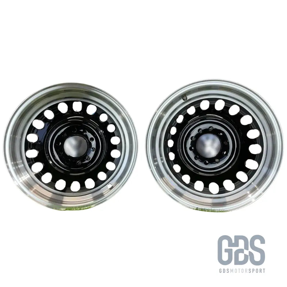 4 jantes look classic steel noir bmw r15’’ x 8’’ et25 - jantes et pneus