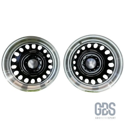 4 jantes look classic steel noir bmw r15’’ x 8’’ et25 - jantes et pneus