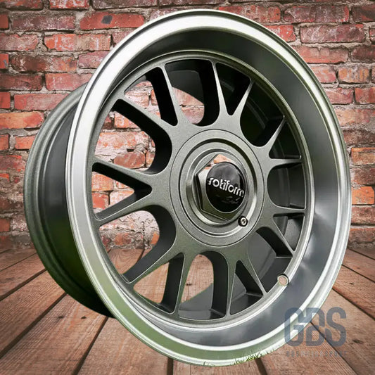 4 jantes look rotiform tuf-r gris bmw r15’’ x 8’’ et10 - jantes et pneus