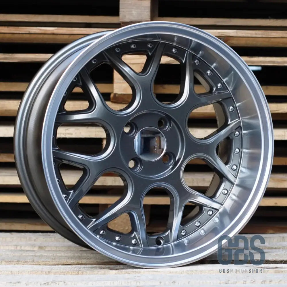 4 jantes look Smart BRABUS Centre Gris metal BMW R17’’ X 8.5’’ ET20 - Jantes et pneus - GDS Motorsport
