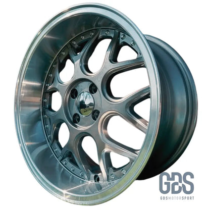 4 jantes look Smart BRABUS Centre Gris metal BMW R17’’ X 8.5’’ ET20 - Jantes et pneus - GDS Motorsport