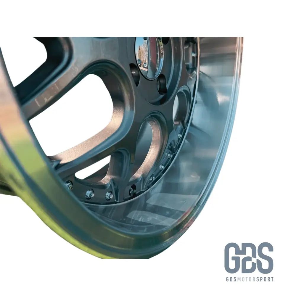 4 jantes look Smart BRABUS Centre Gris metal BMW R17’’ X 8.5’’ ET20 - Jantes et pneus - GDS Motorsport