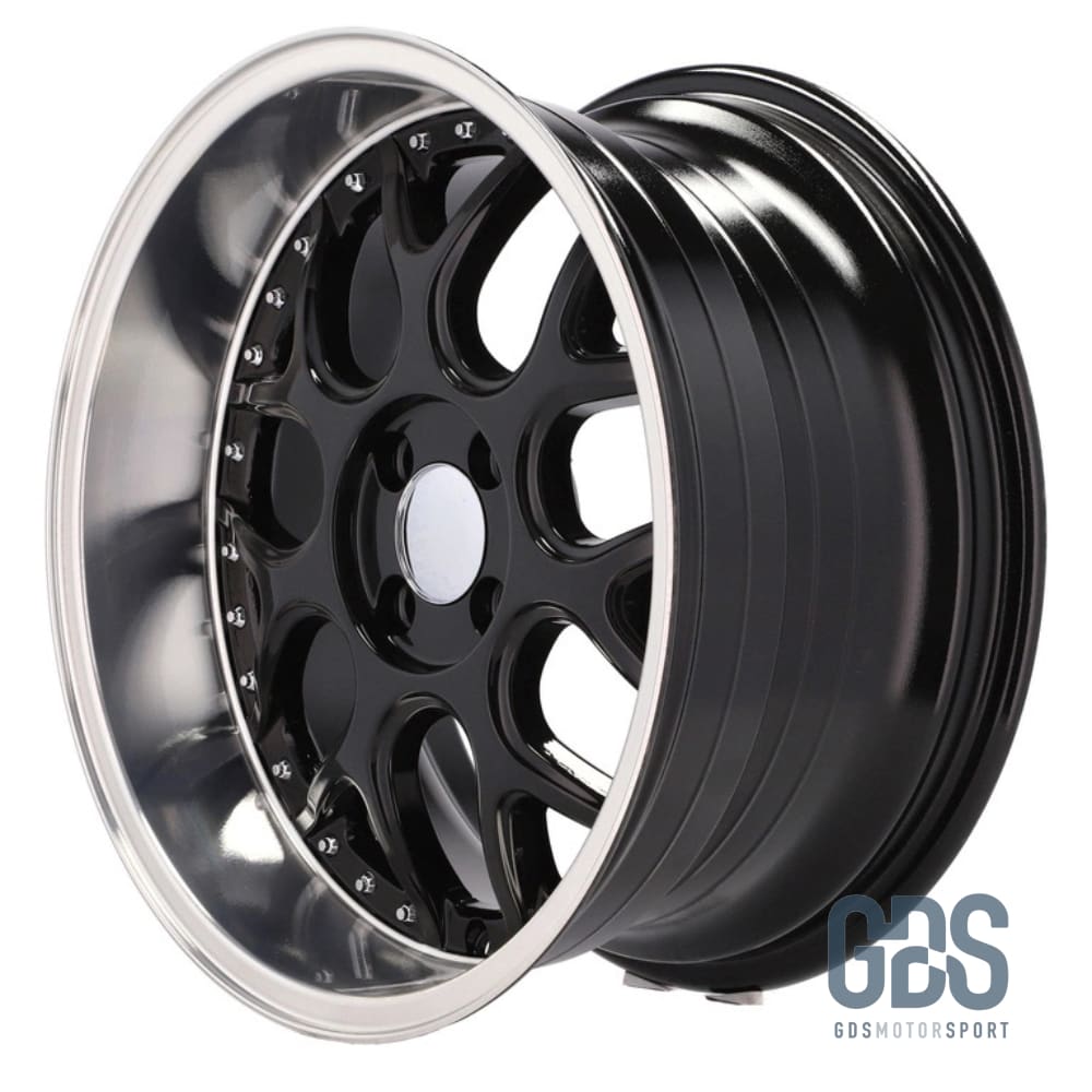 4 jantes look Smart BRABUS Centre noir BMW R17’’ X 8.5’’ ET20 - Jantes et pneus - GDS Motorsport