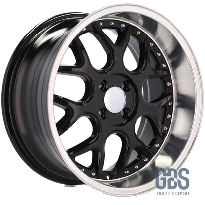4 jantes look Smart BRABUS Centre noir BMW R17’’ X 8.5’’ ET20 - Jantes et pneus - GDS Motorsport