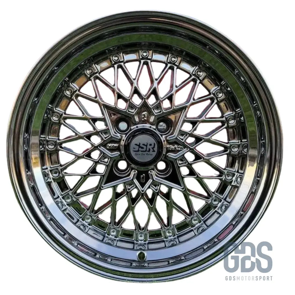 4 jantes look soler ssr mesh formula chrome bmw r15’’ x 8.25’’ et20 - jantes et pneus