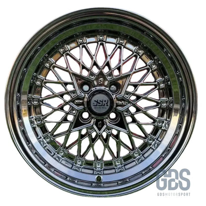4 jantes look soler ssr mesh formula chrome bmw r15’’ x 8.25’’ et20 - jantes et pneus