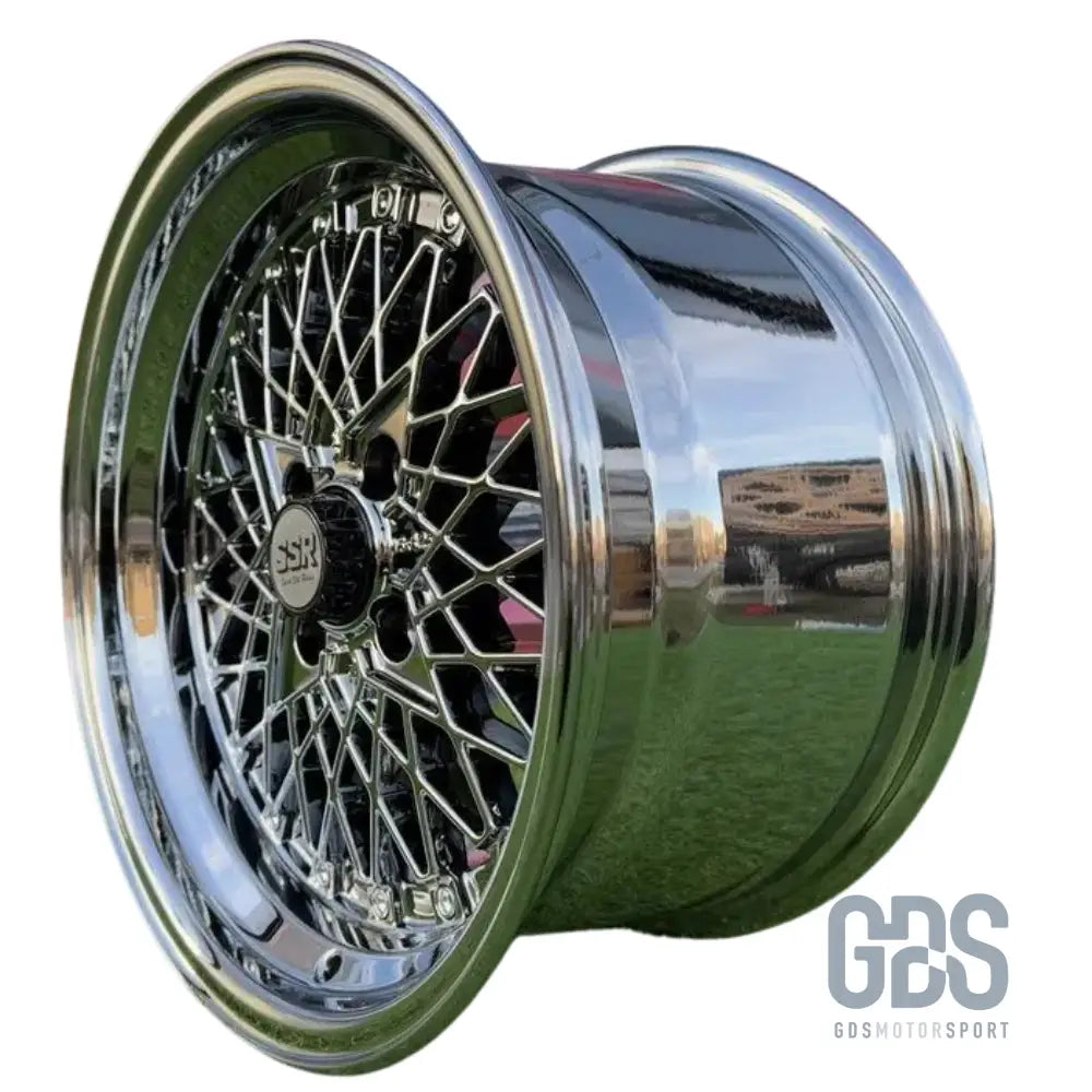 4 jantes look soler ssr mesh formula chrome bmw r15’’ x 8.25’’ et20 - jantes et pneus