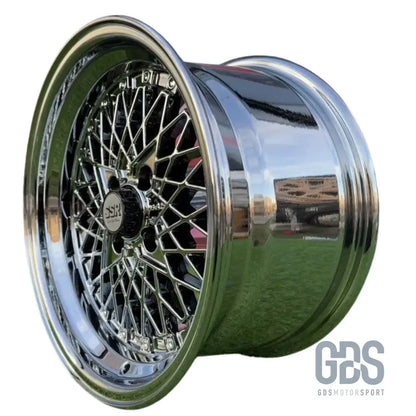 4 jantes look soler ssr mesh formula chrome bmw r15’’ x 8.25’’ et20 - jantes et pneus