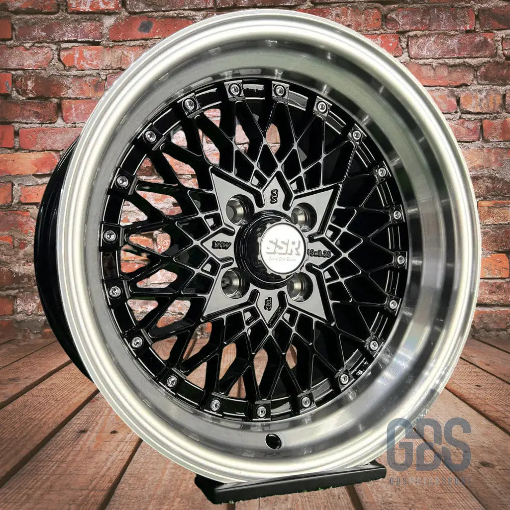 4 jantes look soler ssr mesh formula noir bmw r15’’ x 8.25’’ et20 - jantes et pneus
