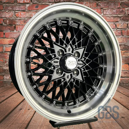4 jantes look soler ssr mesh formula noir bmw r15’’ x 8.25’’ et20 - jantes et pneus