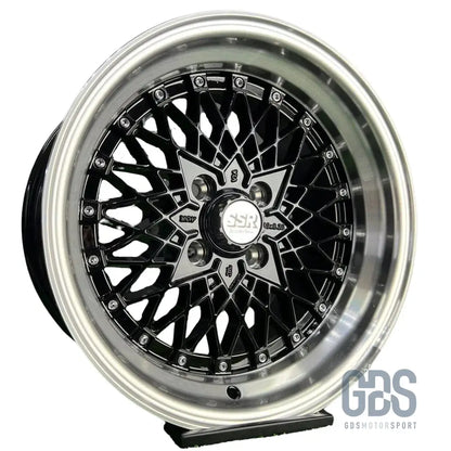 4 jantes look soler ssr mesh formula noir bmw r15’’ x 8.25’’ et20 - jantes et pneus