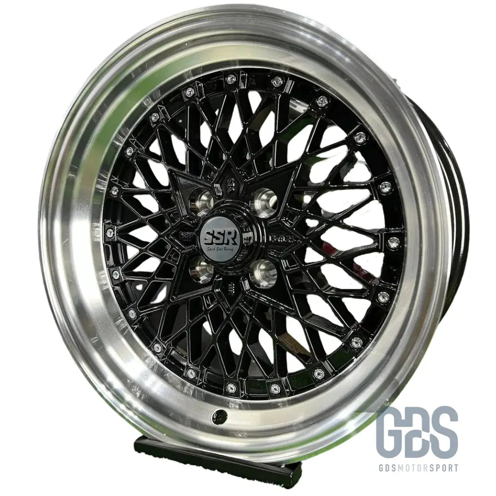 4 jantes look soler ssr mesh formula noir bmw r15’’ x 8.25’’ et20 - jantes et pneus