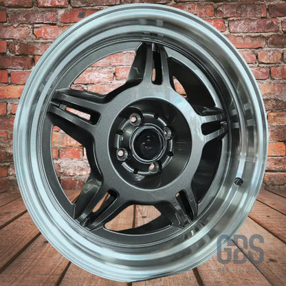 4 jantes look style 24 m3 e36 bmw gris métallique r17’’ x 8’’ et30 - jantes et pneus