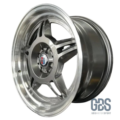 4 jantes look Style 24 M3 E36 BMW Gris métallique R17’’ X 8’’ ET30 - Pack monte au carré - Jantes et pneus - GDS Motorsport