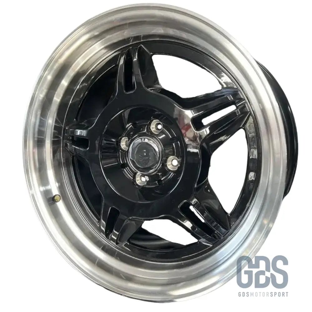 4 jantes look style 24 m3 e36 bmw noir brillant r17’’ x 8’’ et30 - jantes et pneus